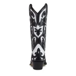 18369 CUERVO GARDUÑA BLANCO SALVAJE NEGRO -Botas Finas 18369 cuervo garduna blanco salvaje negro 237877