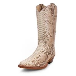 Botas Finas -Botas Finas 2966 pico piton barriga natural 330366