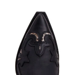 3242 Cuervo Pull Oil Negro-Transp. Piton -Botas Finas 3242 cuervo pull oil negro transp piton 739505