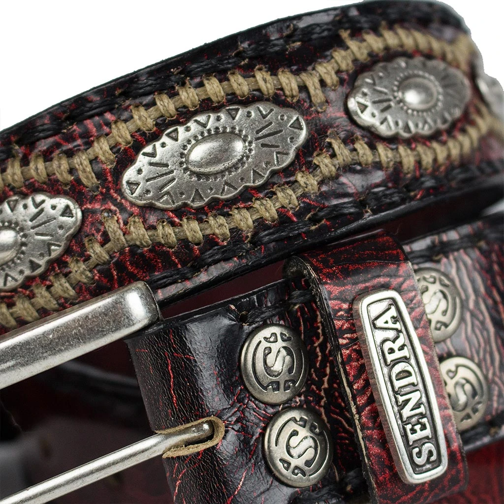 7606 Cinturones Denver Rojo 3 7606 Cinturones Denver Rojo - Imagen 3