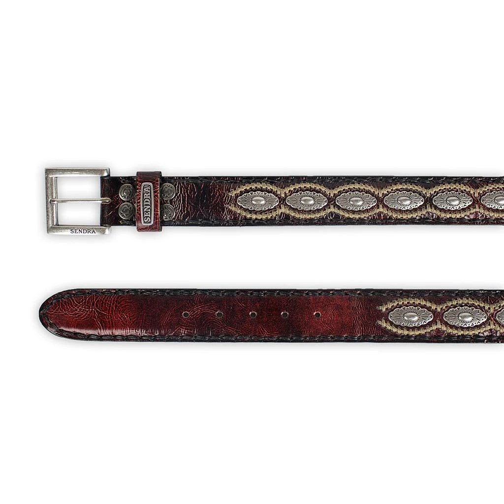 7606 Cinturones Denver Rojo 2 7606 Cinturones Denver Rojo - Imagen 2