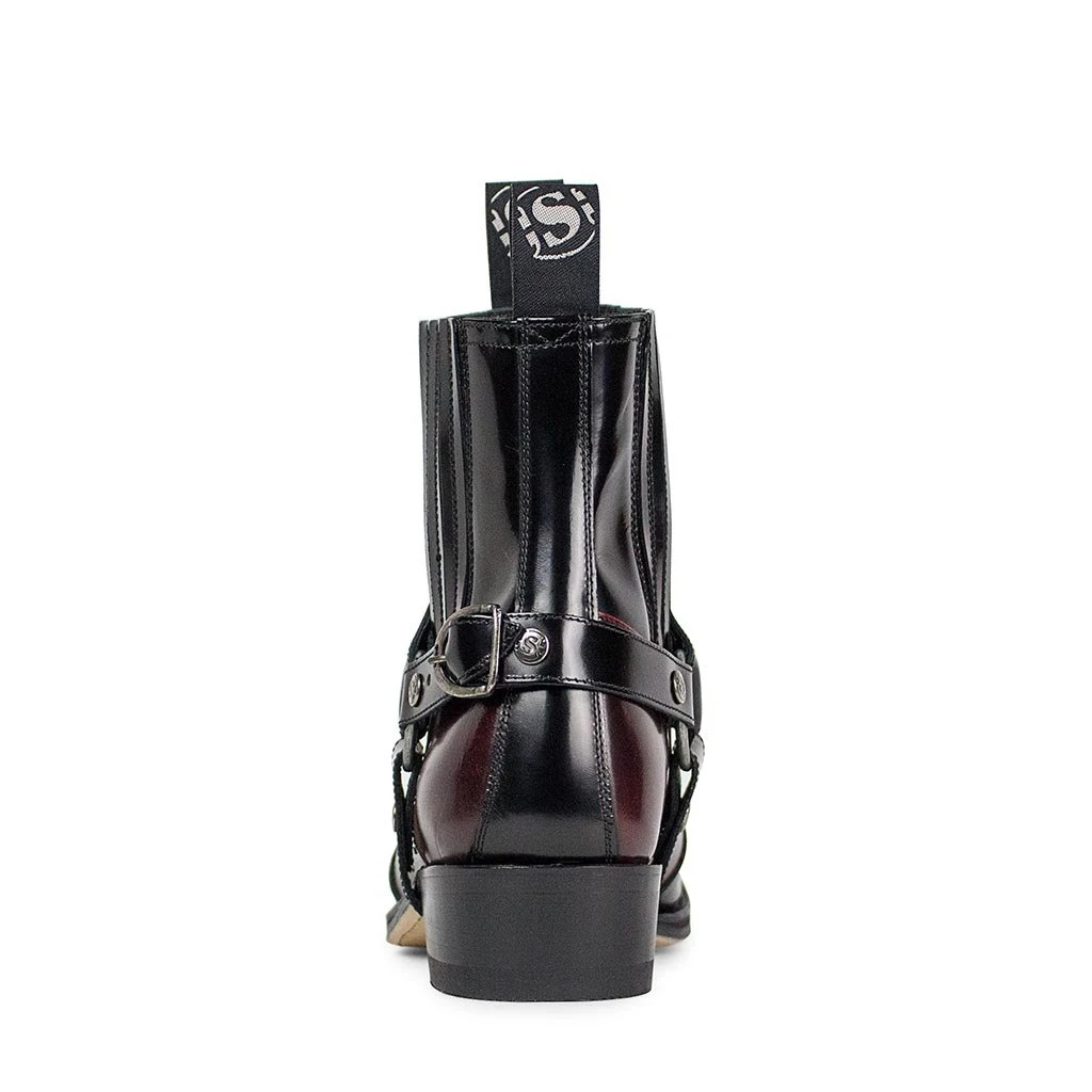 7811 BLUES FLORENTIC NEGRO FLORA ROJO DIRTY 4 7811 BLUES FLORENTIC NEGRO FLORA ROJO DIRTY - Imagen 4