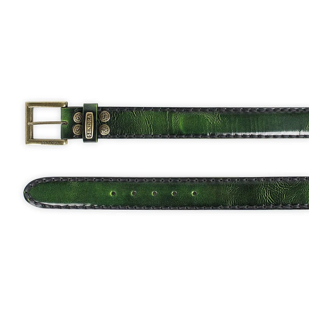 8563 CINTURONES DENVER VERDE ORO VIEJO 2 8563 CINTURONES DENVER VERDE ORO VIEJO - Imagen 2