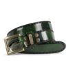 8563 CINTURONES DENVER VERDE ORO VIEJO
