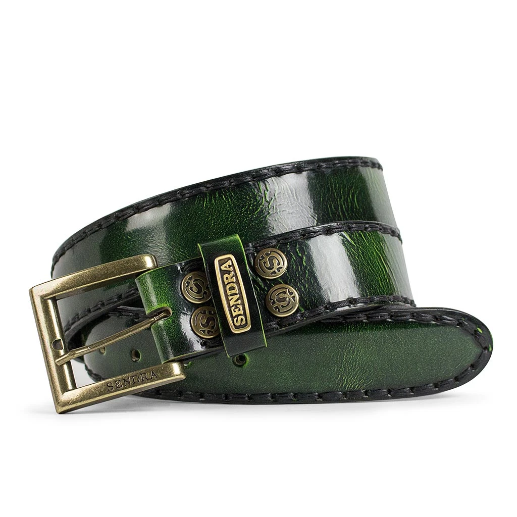 8563 CINTURONES DENVER VERDE ORO VIEJO 1 8563 CINTURONES DENVER VERDE ORO VIEJO