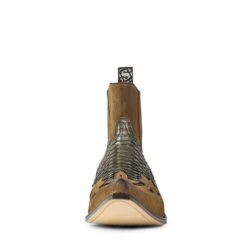 9396P JAVI PITON A/R CURTUS KAKI MATE SERR. VOLEY 158 BIS U/MARRON -Botas Finas 9396p javi piton ar curtus kaki mate serr voley 158 bis umarron 654832