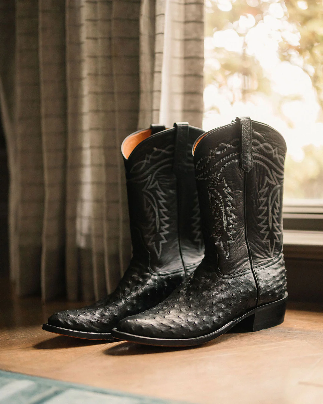 Botas Finas -Botas Finas Coley Black Luxury Fashion Cowboy Boot Miron Crosby 8