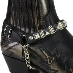 ARNES 31 ARNESES BLACK NIQUEL -Botas Finas arnes 31 arneses black niquel 485592