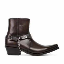 ARNES 53 ARNESES CHARRO MARRON NIQUEL+NEGRO -Botas Finas arnes 53 arneses charro marron niquelnegro 724992