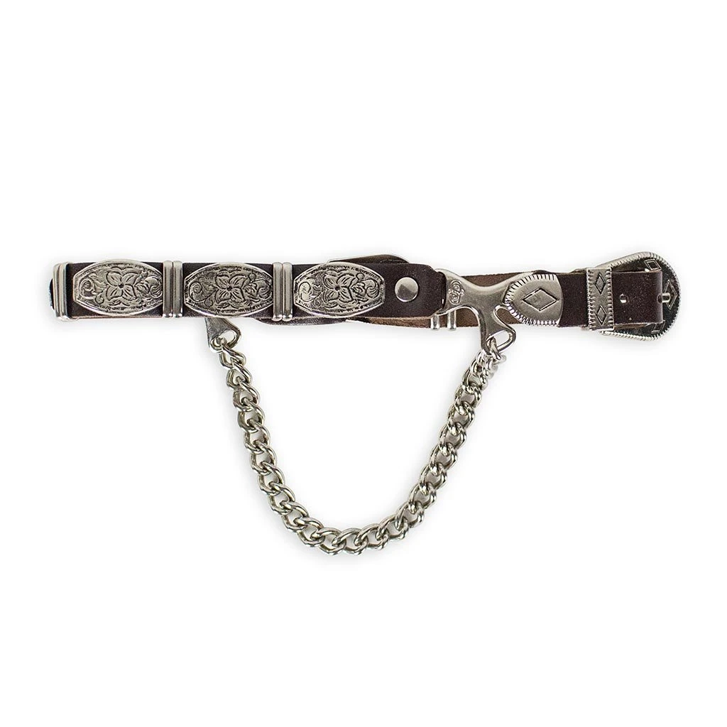 ARNESES CHARRO MARRON NIQUEL NEGRO 1 ARNESES CHARRO MARRON NIQUEL NEGRO