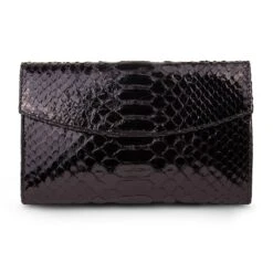 CARTERA 701 PITON BARRIGA NEGRO BRILLO -Botas Finas cartera 701 piton barriga negro brillo 283153