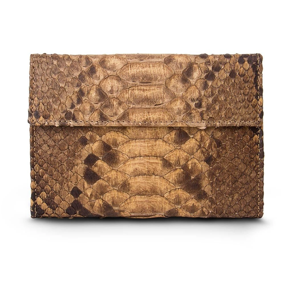 CARTERA 705 PITON BARRIGA SATINADO CAMEL 2 CARTERA 705 PITON BARRIGA SATINADO CAMEL - Imagen 2