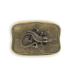 HEBILLA 2581 COCODRILO ORO VIEJO