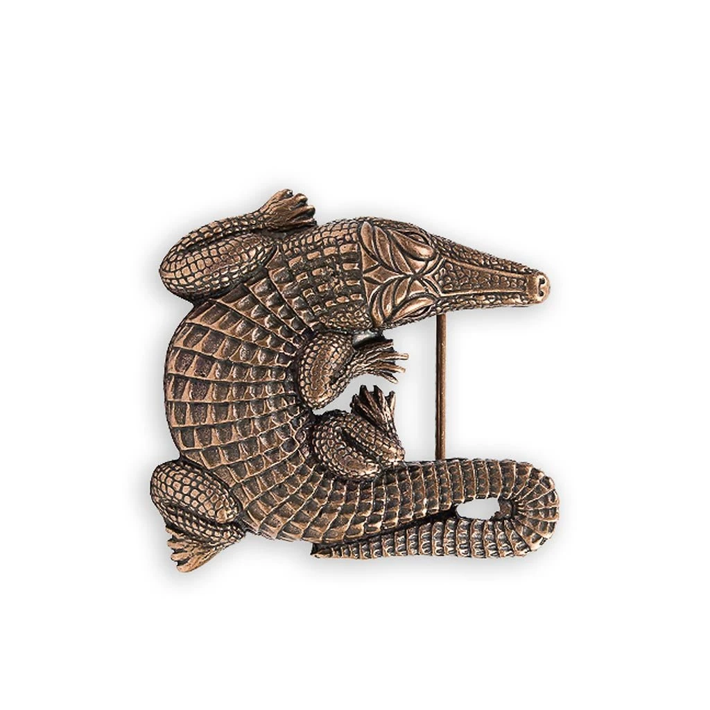 HEBILLA COCODRILO 2491 COBRE VIEJO 1 HEBILLA COCODRILO 2491 COBRE VIEJO