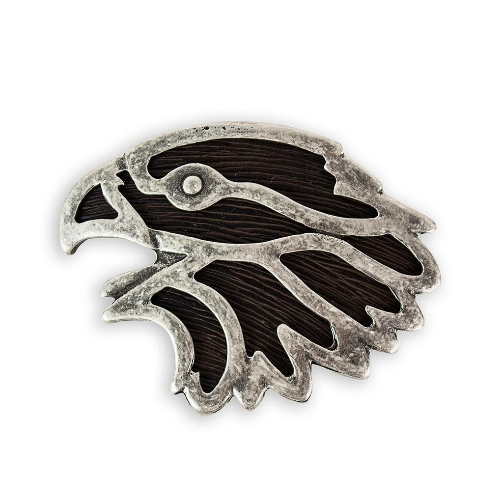 HEBILLA EAGLE HEAD 2542 PLATA MATE 1 HEBILLA EAGLE HEAD 2542 PLATA MATE