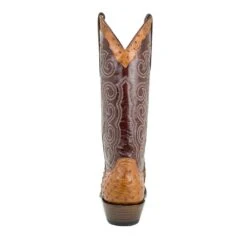 Texas Avestruz Cognac 7 Texas Avestruz Cognac -Botas Finas texas avestruz cognac 228399