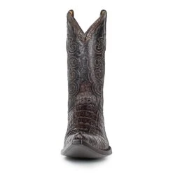 TEXAS Caiman Tail Chocolate -Botas Finas texas caiman tail chocolate 648234