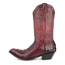 Texas Caiman Tail Rojo